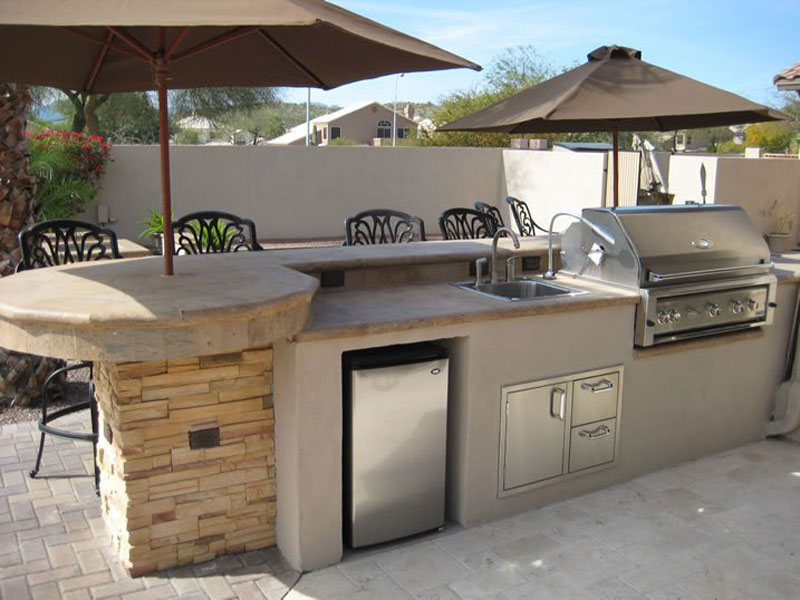 Backyard Bbq Outdoor Kitchen Designs, Patio Bbq Designs