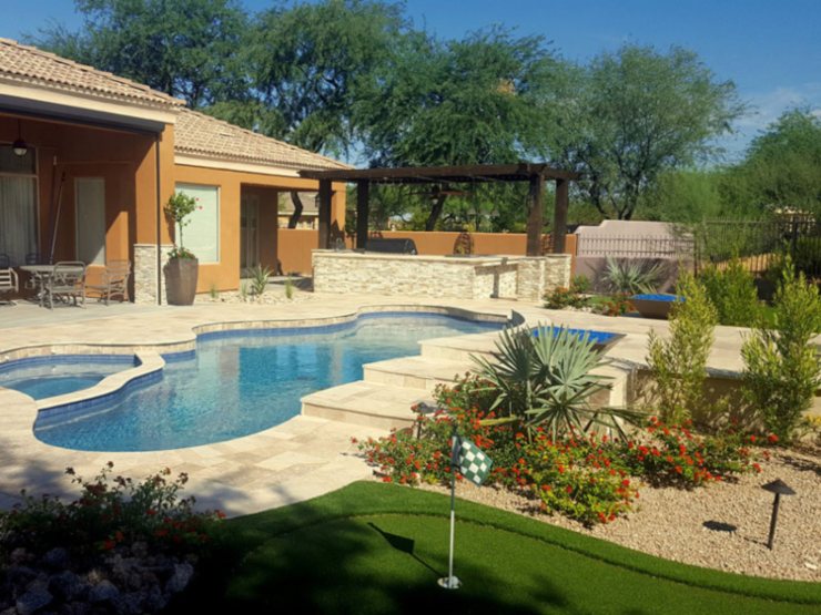 Custom Landscape Designs Installation, Arizona Backyard Landscape Design Ideas